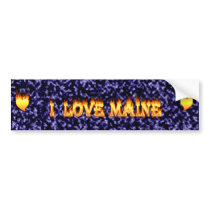 I love maine bumper stickers