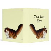 I Love Maine Coon Cats Customizable Avery Binder