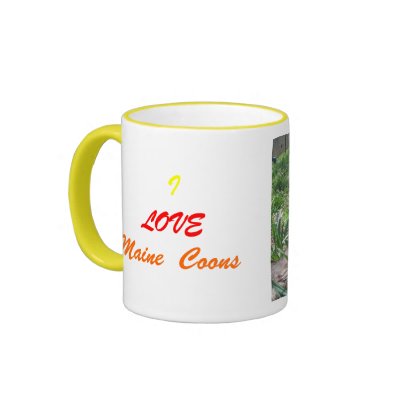 I LOVE Maine  Coons Coffee Mugs by minx267
