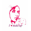 I love makeup baby doll T-shirt