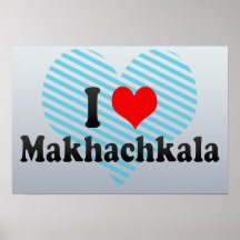 I Love Makhachkala, Russia Posters