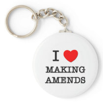 I Love Making Amends Keychains