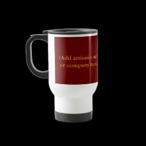 I Love making Stuff Personalized Travel Mug mugs