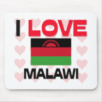 I Love Malawi mousepads