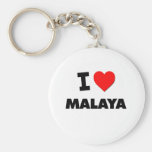 I Love Malaya Key Chains