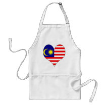 I Love Malaysia Aprons