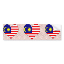 I Love Malaysia Bumper Sticker