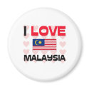I Love Malaysia magnets by tshirtshirts I Love Malaysia magnets