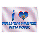 I love Malden Bridge, New York cards