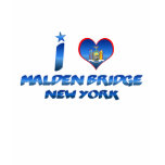 I love Malden Bridge, New York t-shirts