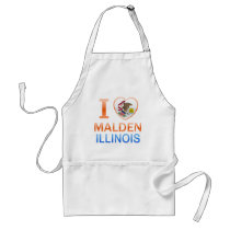 I Love Malden, IL Apron