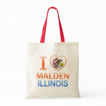 I Love Malden, IL Canvas Bag