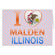 I Love Malden, IL Greeting Cards