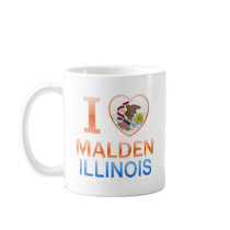 I Love Malden, IL Coffee Mugs