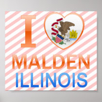I Love Malden, IL Posters