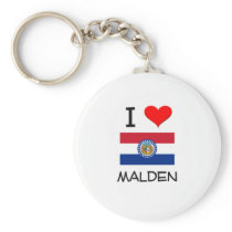 I Love Malden Missouri Key Chain