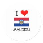 I Love Malden Missouri stickers