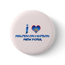 I love Malden on Hudson, New York Button