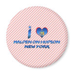 I love Malden on Hudson, New York magnets