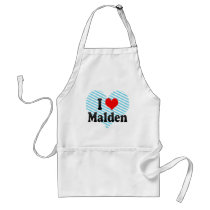I Love Malden, United States Aprons