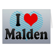 I Love Malden, United States Cards