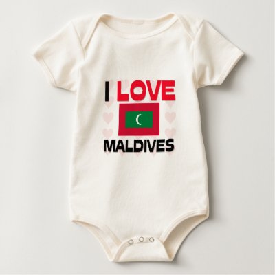 I Love Maldives Tshirt by tshirtshirts