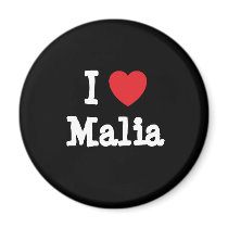 I love Malia heart T-Shirt magnets by funnycustomtshirts I love Malia heart T-Shirt magnets