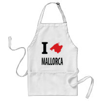I love Mallorca contour icon Aprons