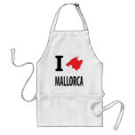 I love Mallorca contour icon aprons