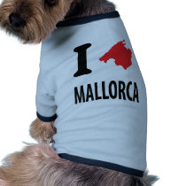 I love Mallorca contour icon pet clothing