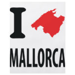 I love Mallorca contour icon flyers