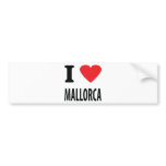 I love mallorca icon bumper sticker