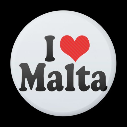 I Love Malta Magnets