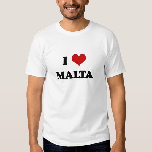 I Love Malta tshirt Zazzle