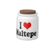 I Love Maltepe, Turkey. Seviyorum Maltepe, Turkey Candy Jar