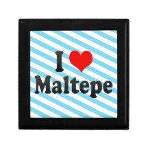 I Love Maltepe, Turkey. Seviyorum Maltepe, Turkey Jewelry Box