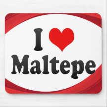 I Love Maltepe, Turkey. Seviyorum Maltepe, Turkey Mousepads