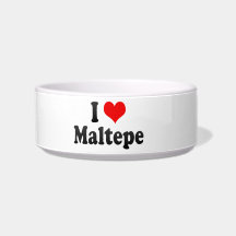 I Love Maltepe, Turkey. Seviyorum Maltepe, Turkey Cat Water Bowls