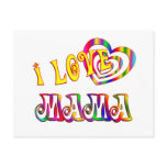 I Love Mama Post Card