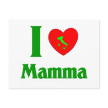 I Love Mamma postcards by claybuster I Love Mamma postcards
