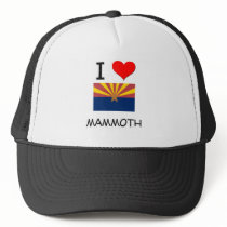 I Love MAMMOTH Arizona hats