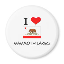 I Love MAMMOTH LAKES California Fridge Magnet