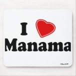 I Love Manama mousepads