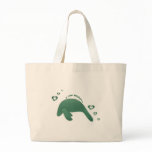 I Love Manatees Canvas Bags