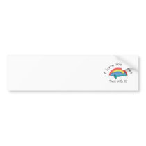 I love manatees deal with it bumper stickers