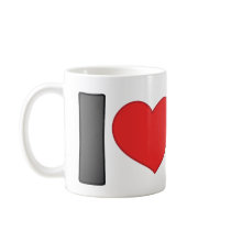 I Love Manatees Coffee Mug