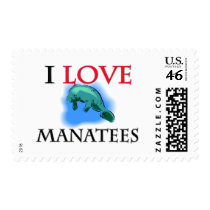 I Love Manatees postage by tshirtshirts I Love Manatees postage