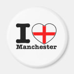 I love Manchester Magnet