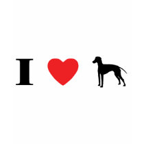 I Love Manchester Terriers T-Shirt by MenagerieMayhem I Love Manchester Terriers T-Shirt
