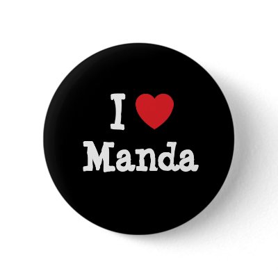 I love Manda heart T-Shirt Button by funnycustomtshirts